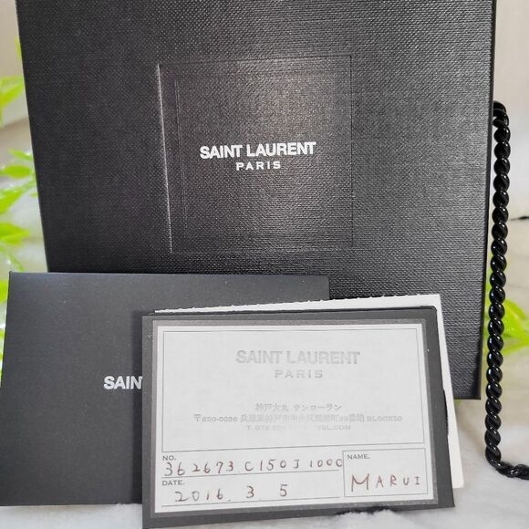 Saint Laurent Bifold Wallet Yves St. Laurent NIB AUTHENTIC GIFTABLE - Picture 3 of 16